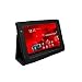 Navitech Schwarze Executive Premium Leder Flip Trage Tasche mit St�nder F�r Das Packard Bell Liberty tab 10.1 Zoll PC Tablet Ger�t 32GB Android 3.0 Honeycomb