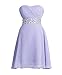 Fashion Plaza Chiffon Bridesmaid Dresses Short Strapless D0123