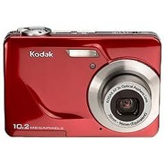 Kodak C180 Digitalkamera (10 Megapixel, 3-fach opt. Zoom, 6,1 cm (2,4 Zoll) Display) rot