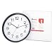 12" Wall Clock, Black Case (UNV11641) Category: Wall Clocks