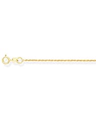 1.2mm 14k Rope Pendant Chain 18 inch