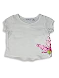 Cool Island - Girls Short Sleeved V Neck Tee, White