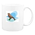 Mug with wild, life, crossbill, fauna, loxia, curvirostra, birds, genus, bird