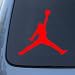 MICHAEL JORDAN AIR - Vinyl Car Decal Sticker #A1624 | Vinyl Color: Red