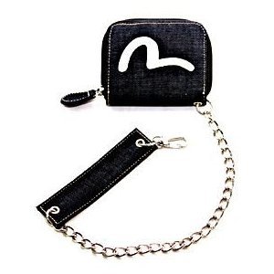 Evisu denim purse
