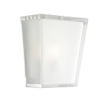 Kichler Lighting 6059AP 1-Light Urban Ice Incandescent Wall Sconce, Antique Pewter