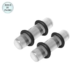 Clear Uv Acrylic Ear Plugs - 2 Gauge