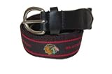The Mark Adult Canvas Material NHL Chicago Blackhawks w/Buckle Closure - (Different Sizes), 36