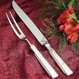 Ricci Argentieri Art Deco Carving Set 2-pc.