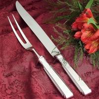 Ricci Argentieri Art Deco Carving Set