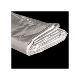 14' x 48' Heavy Duty Vinyl Tarp - 16 oz. - 20 Mil - White - ReUsed Billboards!