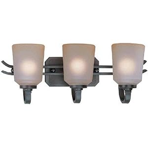 3-Lite Vanity Wall Lamp - Rupert Aged Copper Finish
