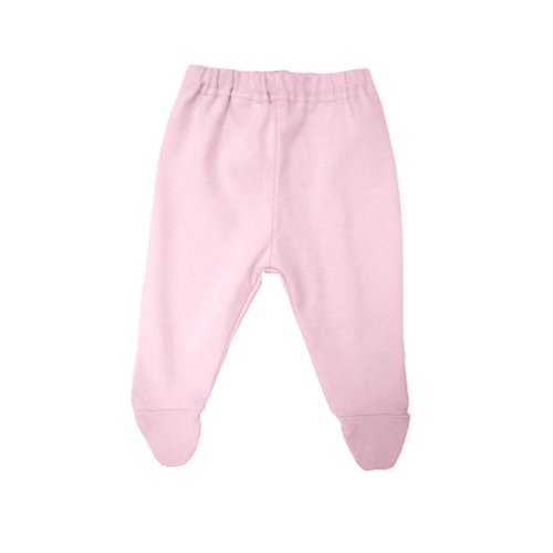 Under the Nile Organic Cotton Footed Pant - (0-3 Months/Pink)
