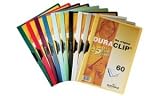 Review Durable  / Durable Duraclip Folder PVC Clear Front 6mm Spine for 60 Sheets A4 White Ref 2209/02 [Pack 25]