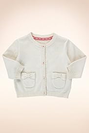 Pure Cotton Long Sleeve Bow Cardigan