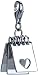 Love Notes Sterling Silver Diamond Charm By Hot Diamonds