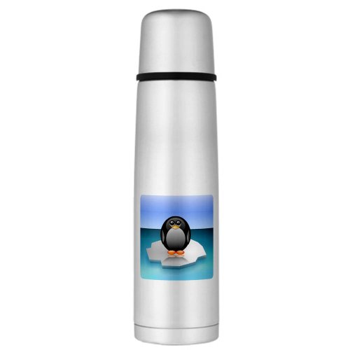Large Thermos Bottle Cute Baby Penguin