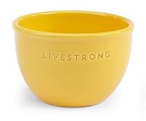 LIVESTRONG by Chantal 12 Ounce Snack Bowl, Glossy Golden Yellow