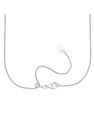 22" Adjustable Spiga Neck Chain in Sterling Silver