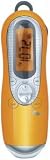 JWIN JXM22ORG Portable FM Digital Scan Radio with LCD Screen (orange LED; Orange)