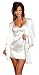  : Shalimar Charmeuse Babydoll Chemise, Matching Robe and Padded Hanger (Plus Sizes Too)