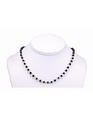 14k Gold Vermeil Blue Sapphire Necklace Faceted Raw Sapphires Beaded Chain 18