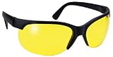 Night Driving Semi-Rimless Yellow Lens Sunglasses Shatterproof - Bad Wrap