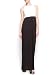 Mango Women's Two-tone Long Dress, S, Black