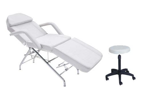 Spa, Facial, Dental, Tattoo & Massage Bed Chair + Free Stool