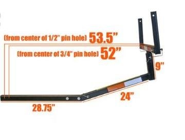 picture of i10Direct Pickup Truck Bed Extender for Long Heavy Loads Model BX750