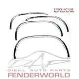 VW JETTA 94-00 CHROME STAINLESS STEELFENDER TRIM