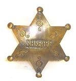 31bHLF42VfL. SL160  Brass Sheriff Old West Police Badge
