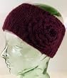 Free Authority Women's Purple Knit with Flower Hat