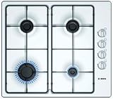 Bosch - PBP612B80E - Table de Cuisson Gaz - 59 cm - Blanc
