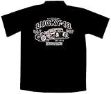 Rat Rod Hot Rod Car Work Shirt, Lucky 13