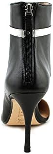 DKNY Lael Womens Size 9.5 Black Leather Booties Shoes UK 7 EU 40.5