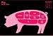 CDTサブカル『Pig 《豚肉》』ポスター: トンカツ屋風ポスター!みんな大好き《豚肉》の部位をポスターにしちゃいました!<br>お洒落でカラフル!コレはコレで有りかも…♪<br><br>■フレームサイズ 約615mmX915mm