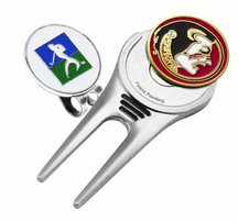Florida State Seminoles Divot Tool Hat Clip With Golf Ball Marker Of 2)
