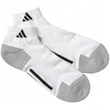 adidas Men's Climacool II 2-Pack Low Cut Sock, White/Aluminium/Black