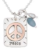 Far Fetched Whimsical Peace Sign Necklace