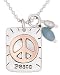 Far Fetched Whimsical Peace Sign Necklace