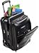 McKlein USA Division Leather Wheeled 17 Laptop Backpack (Black)