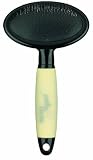 Conair Yellow Dog Slicker with Memory Gel Grip, Dog Home Grooming, Large, Yellow