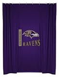 Baltimore Ravens Shower Curtain Purple