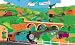 Thomas and Friends Chair Rail Prepasted 9' x 15' Wall Mural