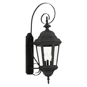 Kenroy Home 16314BL Estate 3-Light Wall Lantern, Black by Kenroy Home