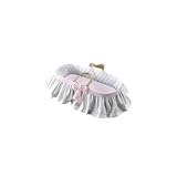 Baby Doll Regal Moses Basket, Pink, 0-3 Months