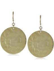 Kenneth Cole New York Hammered Gold-Tone Drop Earrings