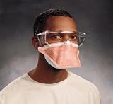 FLUIDSHIELD* PFR95* N95 PARTICULATE FILTER RESPIRATOR AND SURGICAL MASK, POUCH STYLE WITH POLYURETHANE HEADBANDS, REGULAR SIZE, ORANGE. Case of210. Available now in limited quantities.