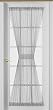 Sheer Voile 72-Inch French Door Curtain Panel, White